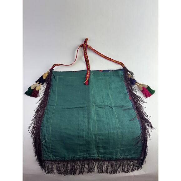 Silk Suzani Hand Embroidered Tapestry Uzbek Tribal Wall Hanging 20th Century - Picture 8 of 15